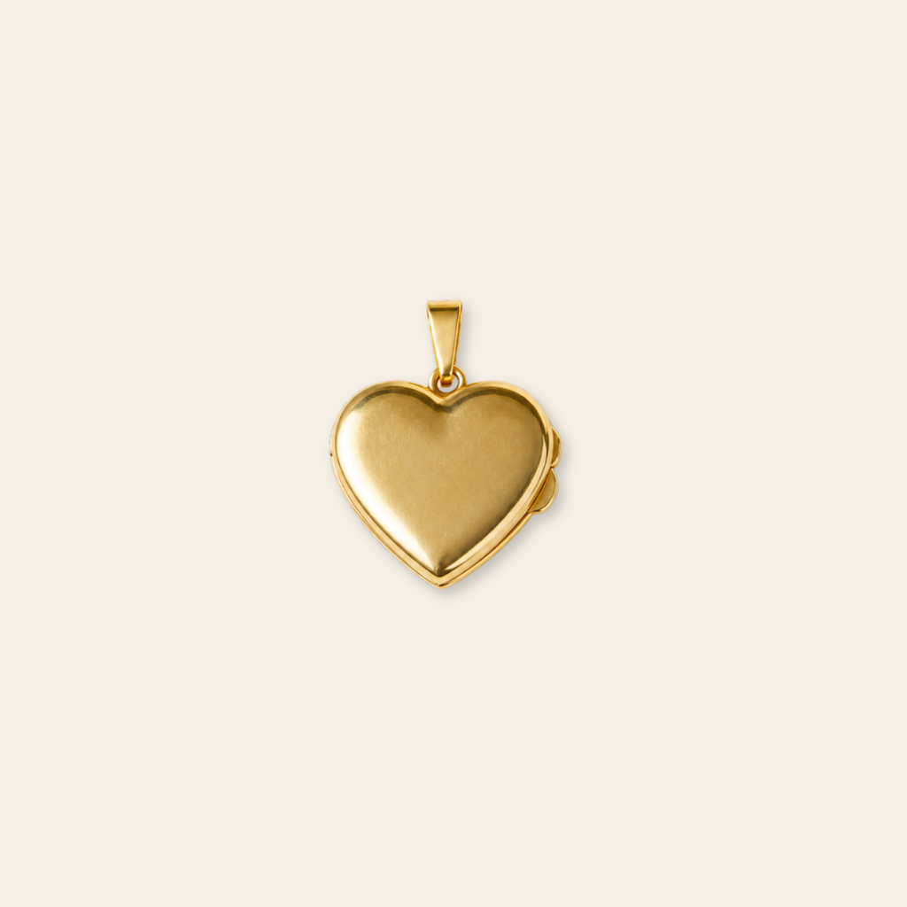 Solid Gold Heart Locket