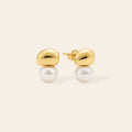 Pebble Pearl Stud