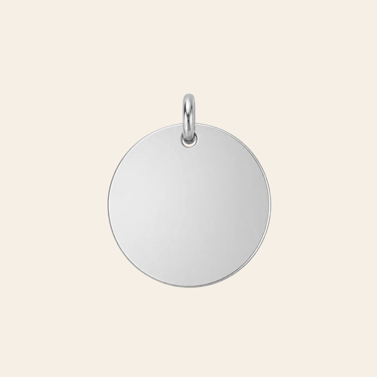 Personalized 15mm Disc Pendant