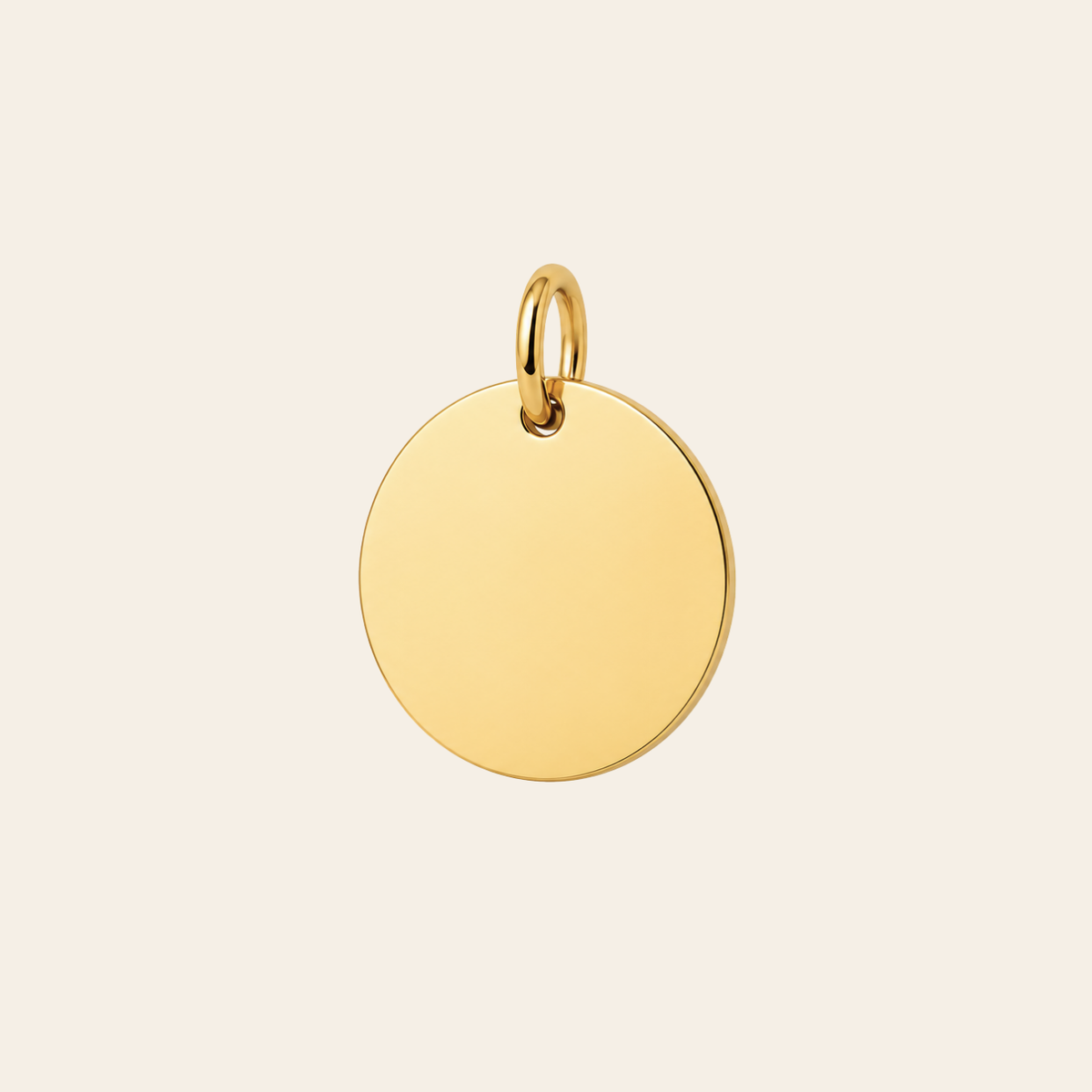Personalized 15mm Disc Pendant