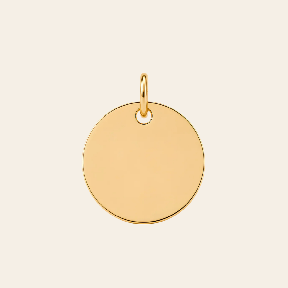 Personalized 15mm Disc Pendant
