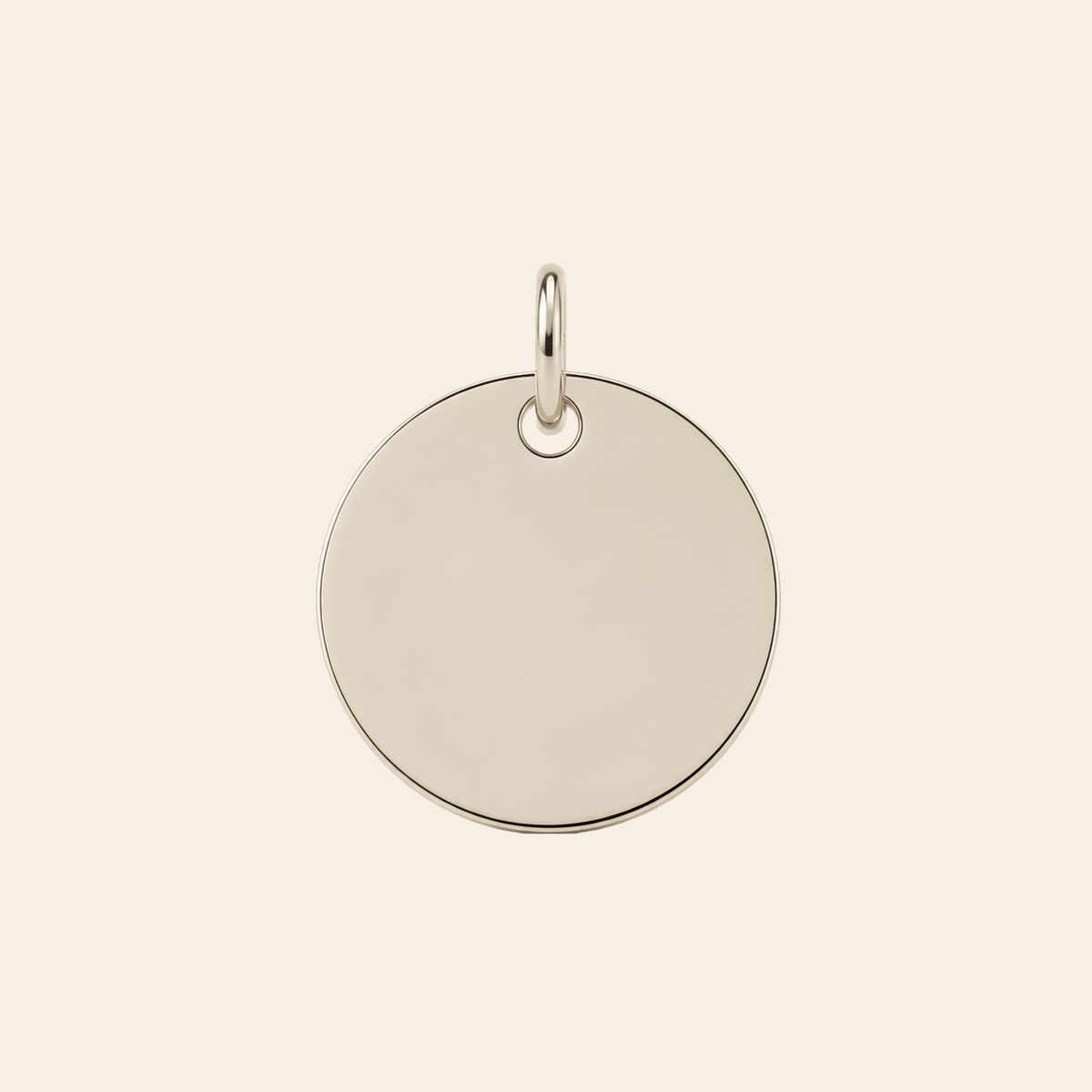 Personalized 15mm Disc Pendant