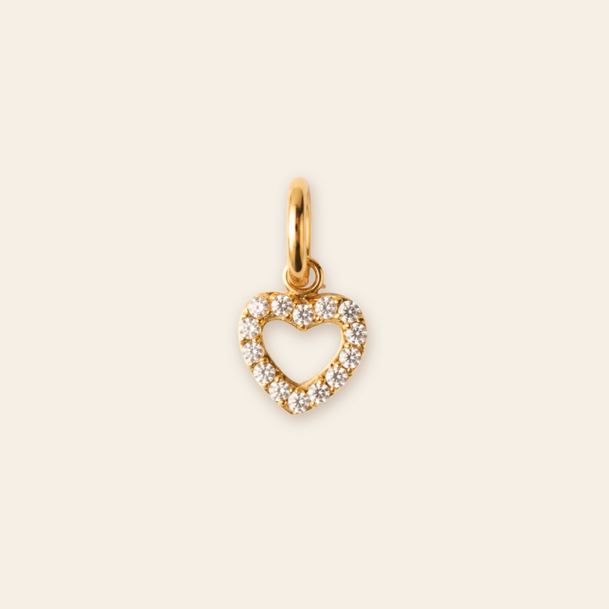 Pavé Heart Charm