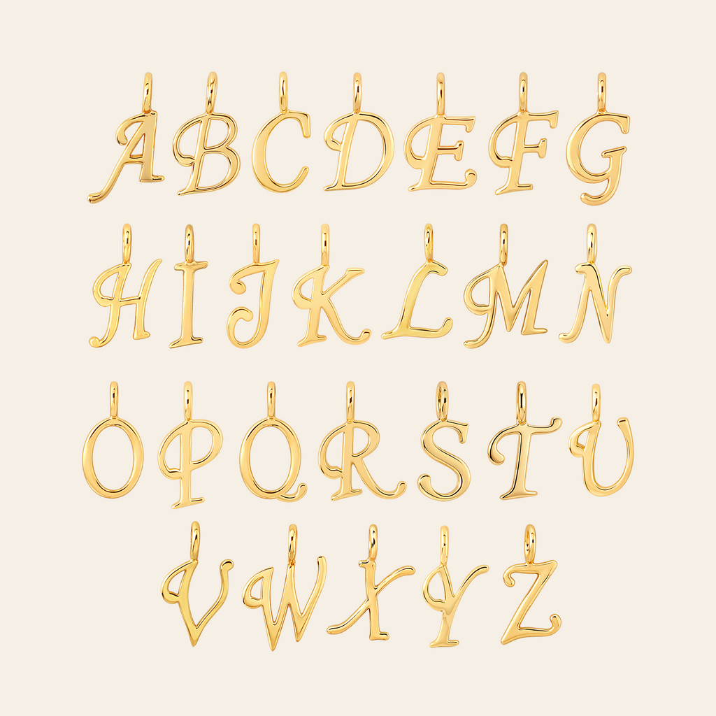 Cursive Initial Charm