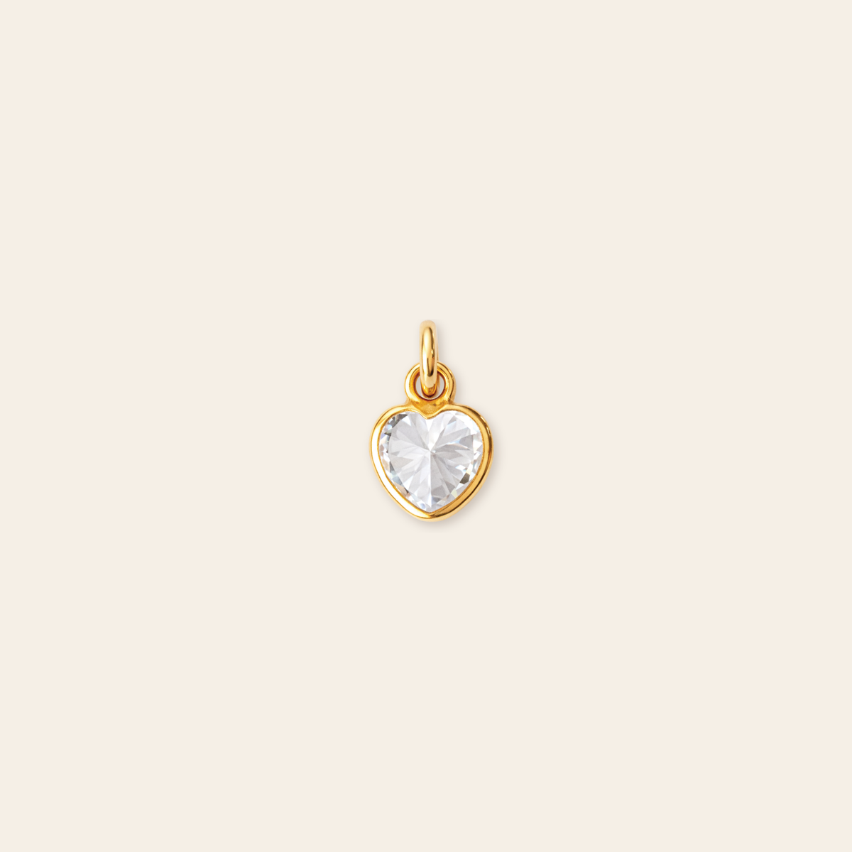 CZ Heart Charm