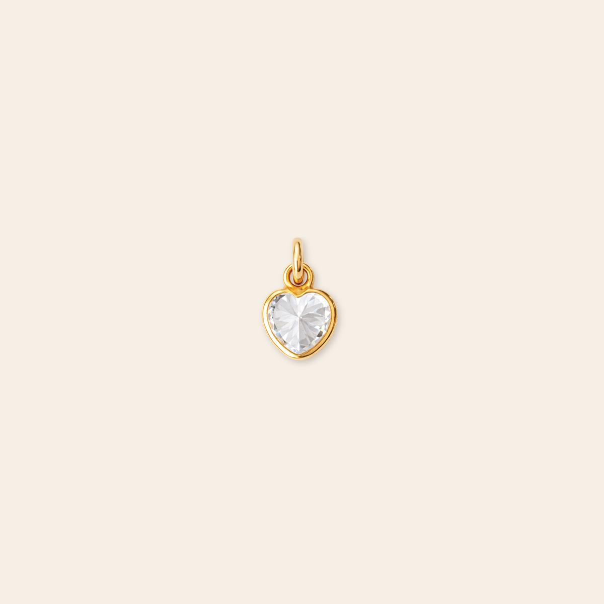 CZ Heart Charm