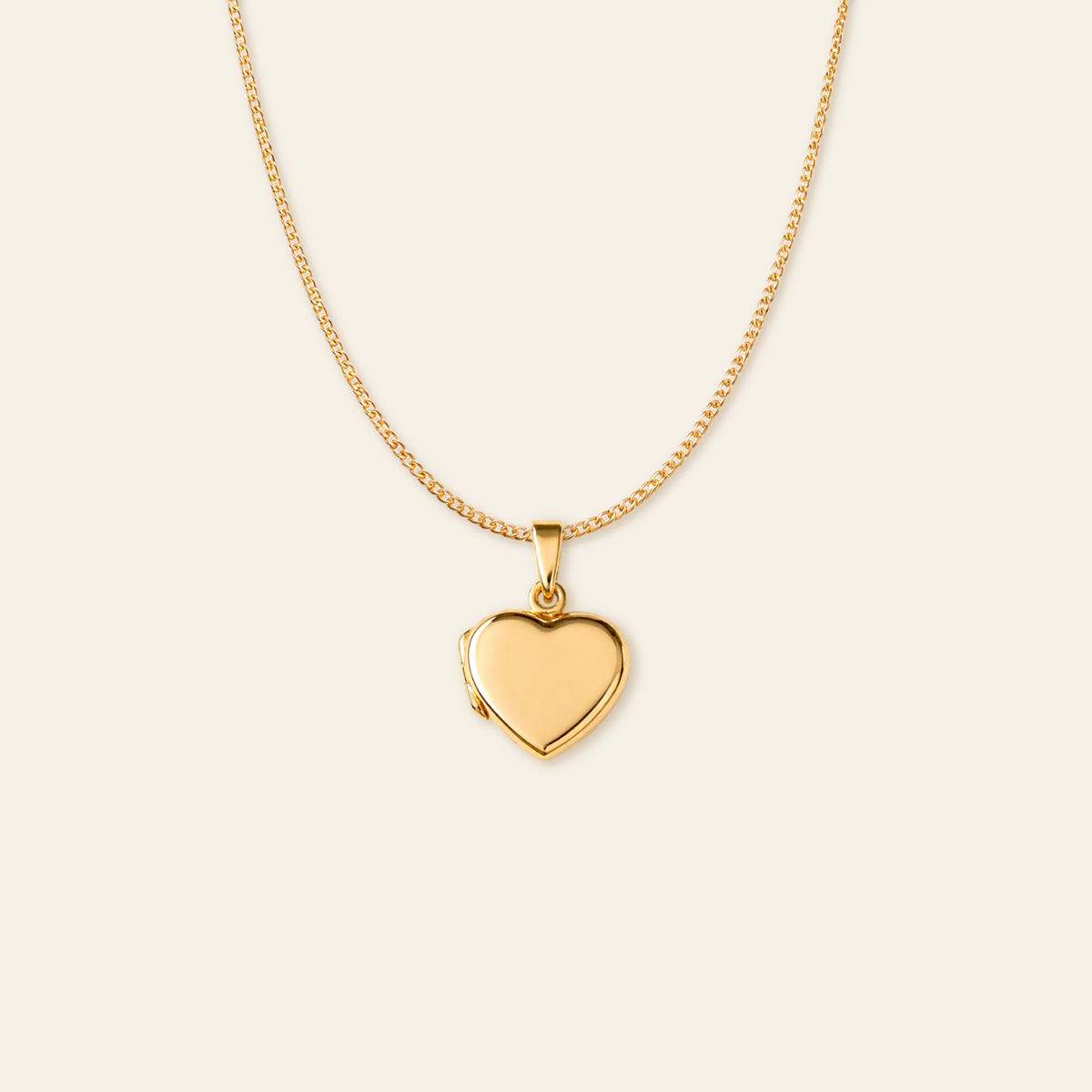 Flat Heart Locket