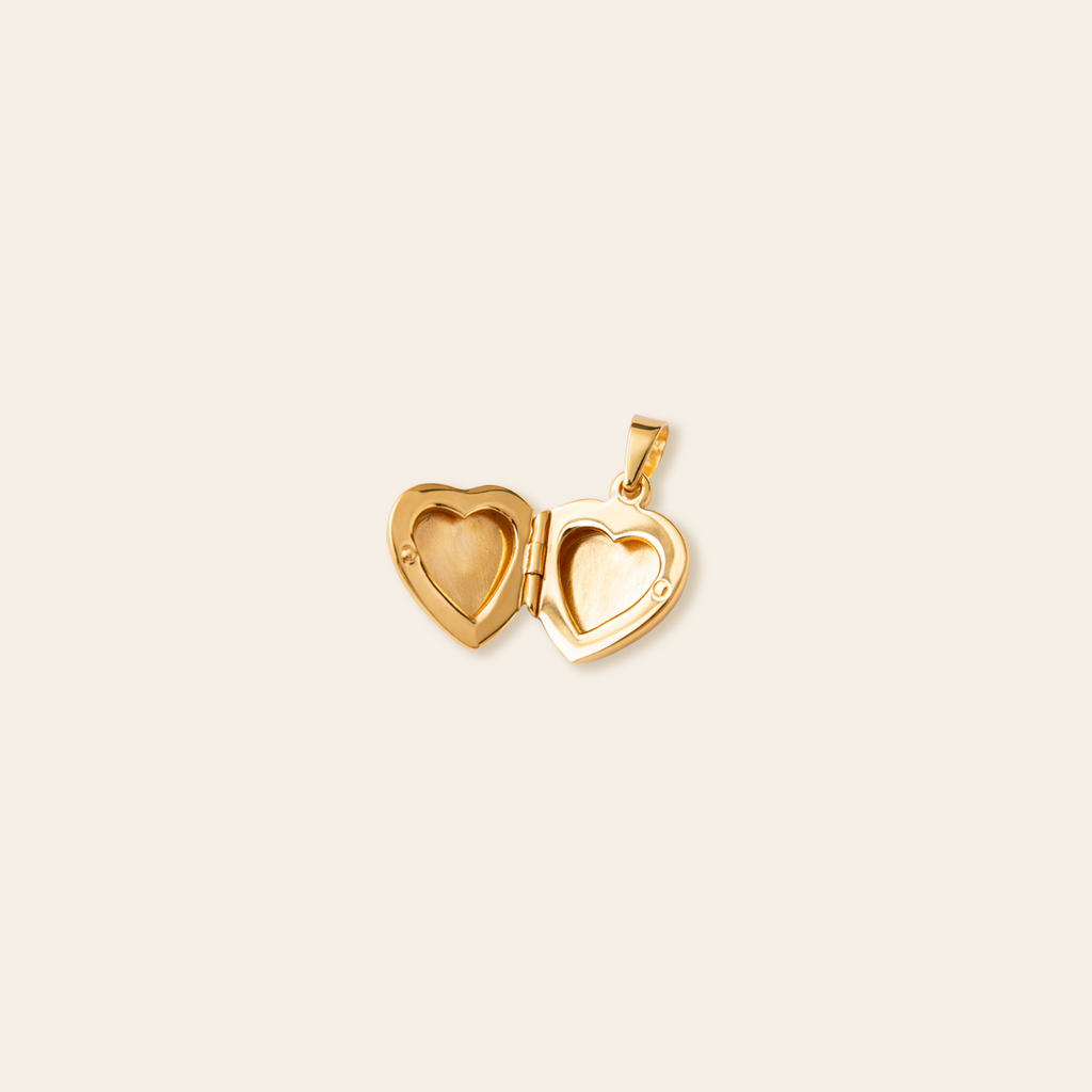 Flat Heart Locket