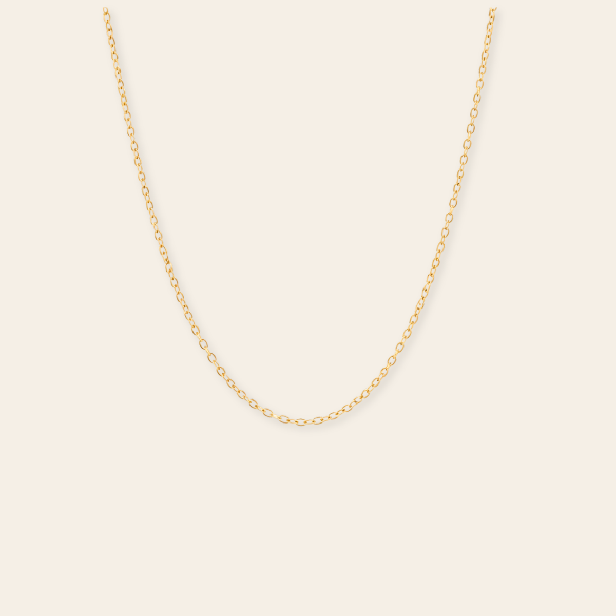 10k Solid Gold Cable Chain