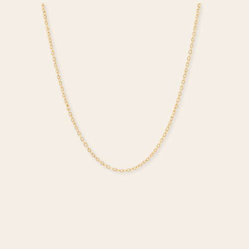 10k Solid Gold Cable Chain