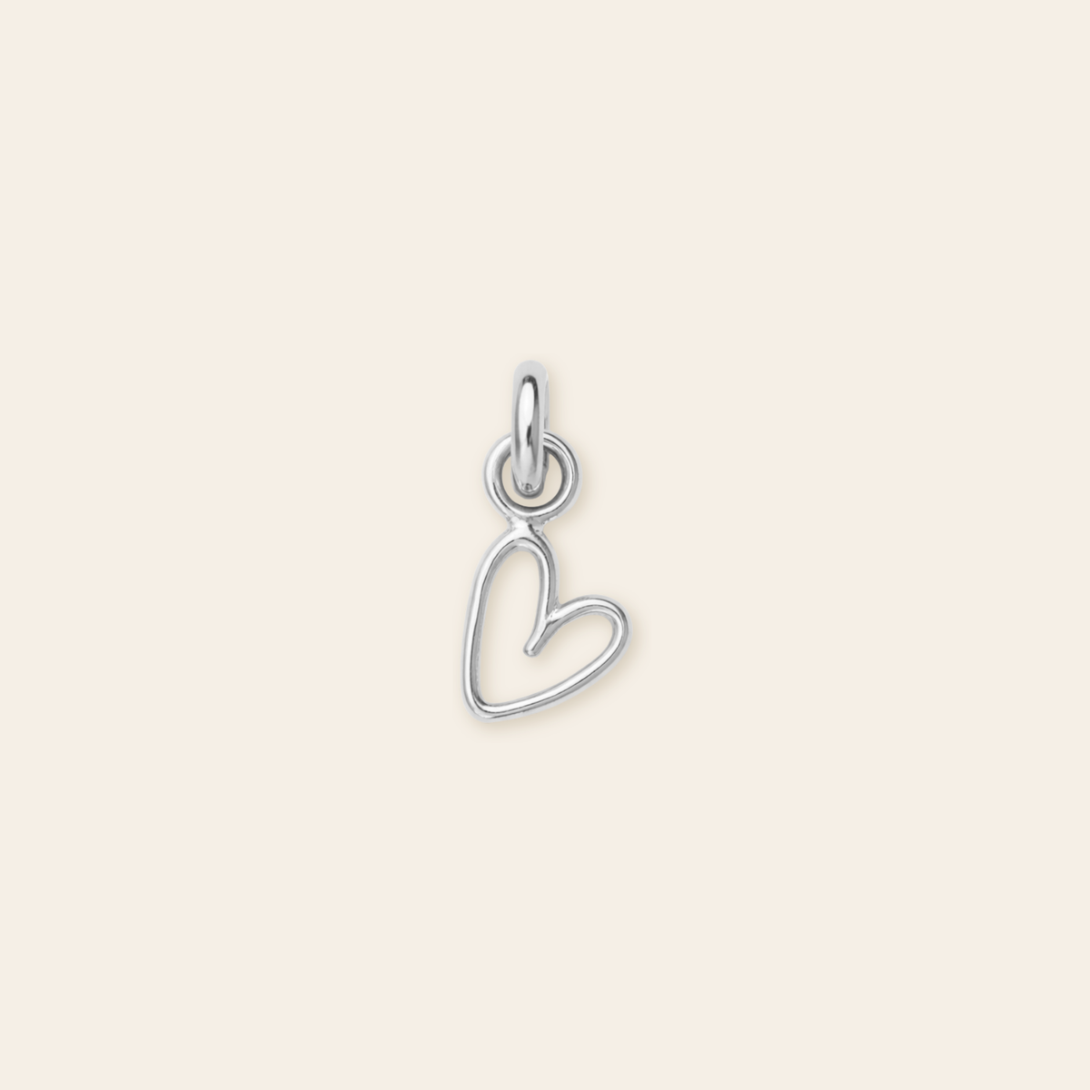 Heart Outline Charm