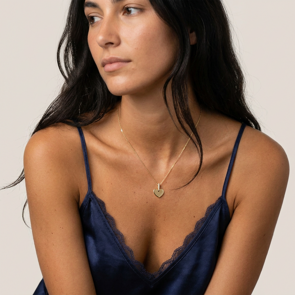 Pavé Heart Pendant