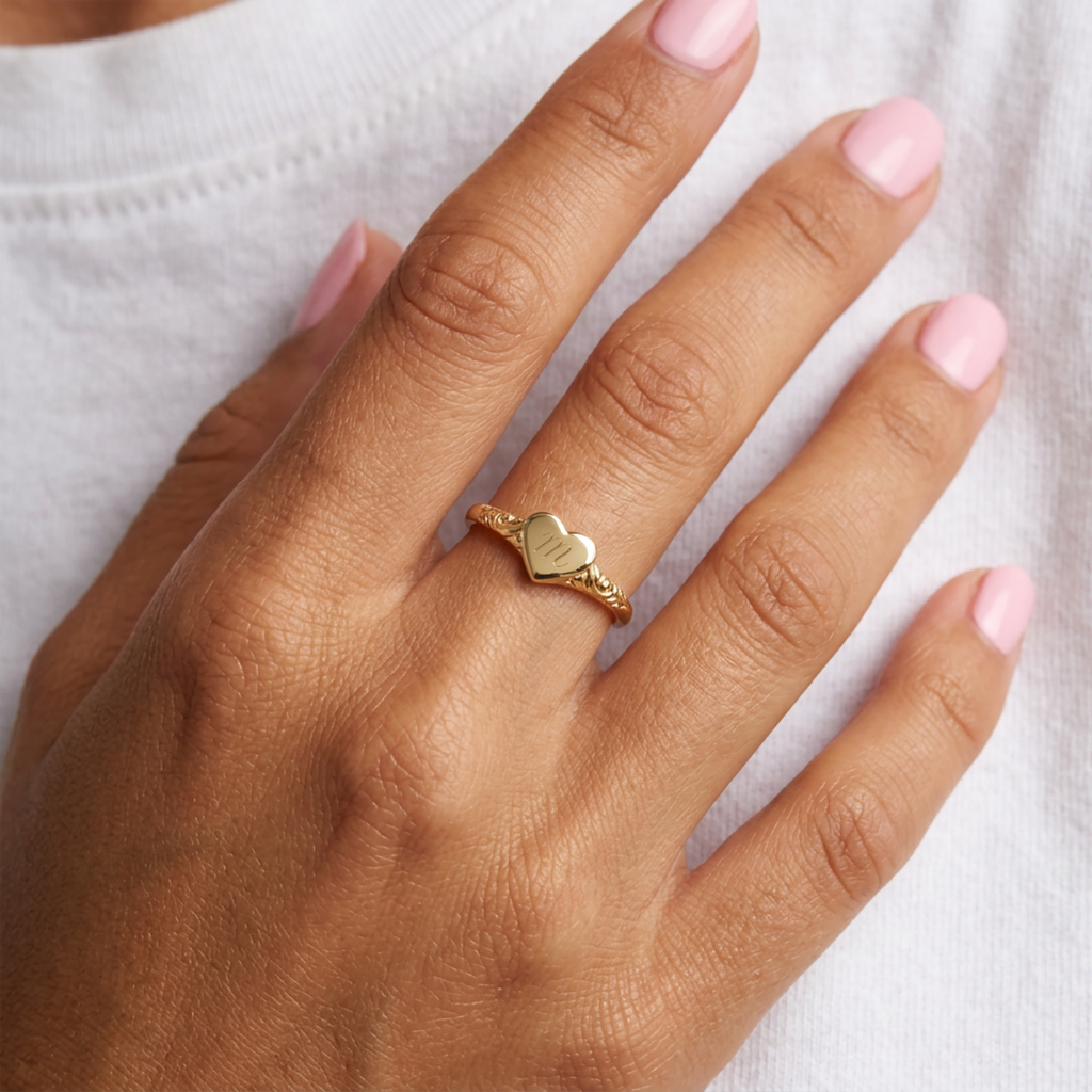 Heart Signet Ring
