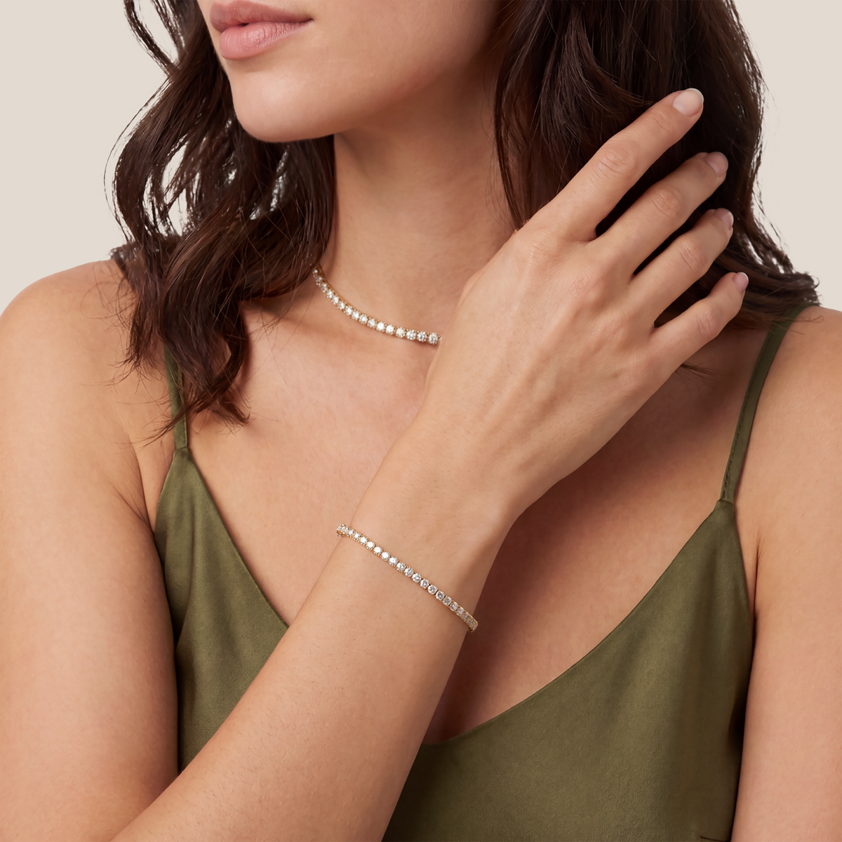 Tennis Choker Necklace