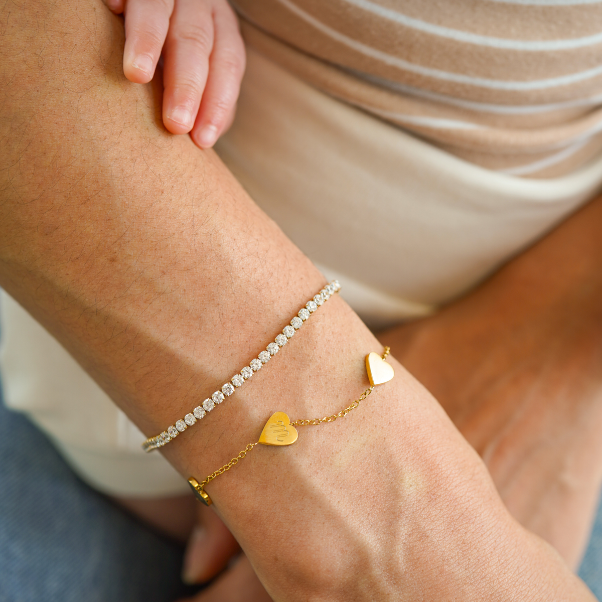 Sterling Silver Tennis Bracelet