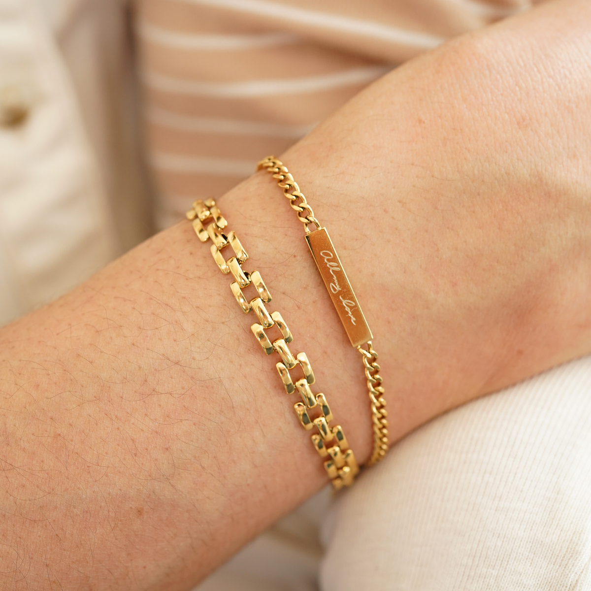 Personalized Verona Bar Bracelet