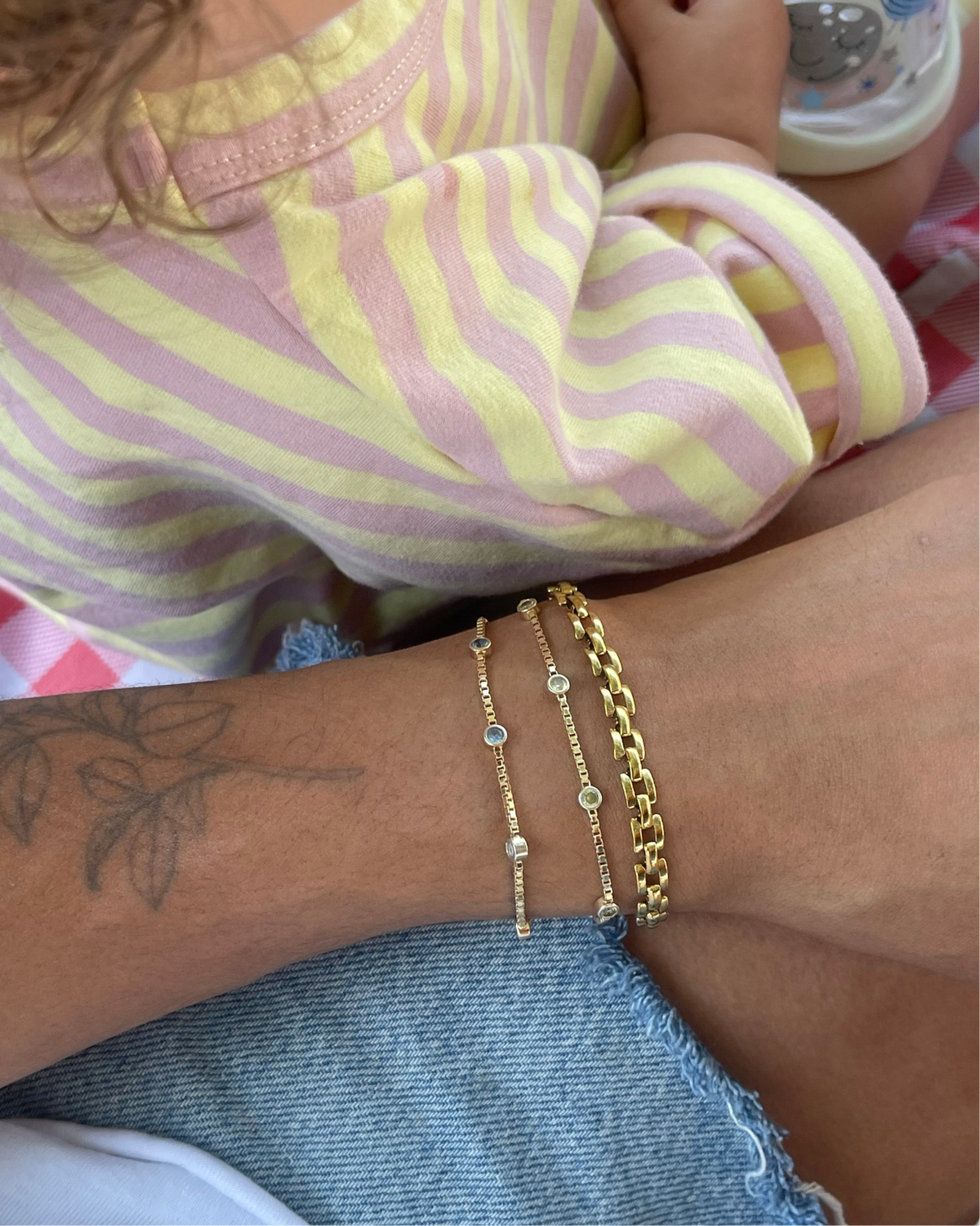 Vintage Birthstone Bracelet