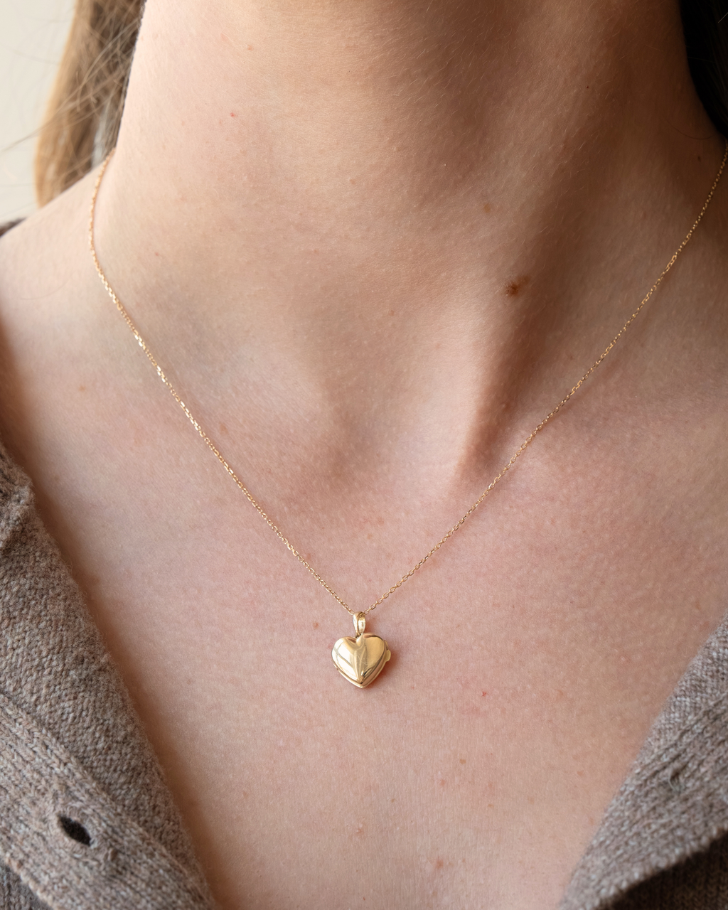 Solid Gold Heart Locket
