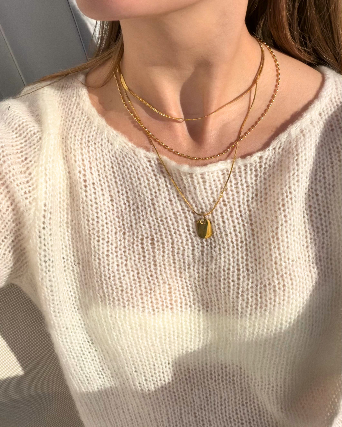 Tag CZ Bail Pendant