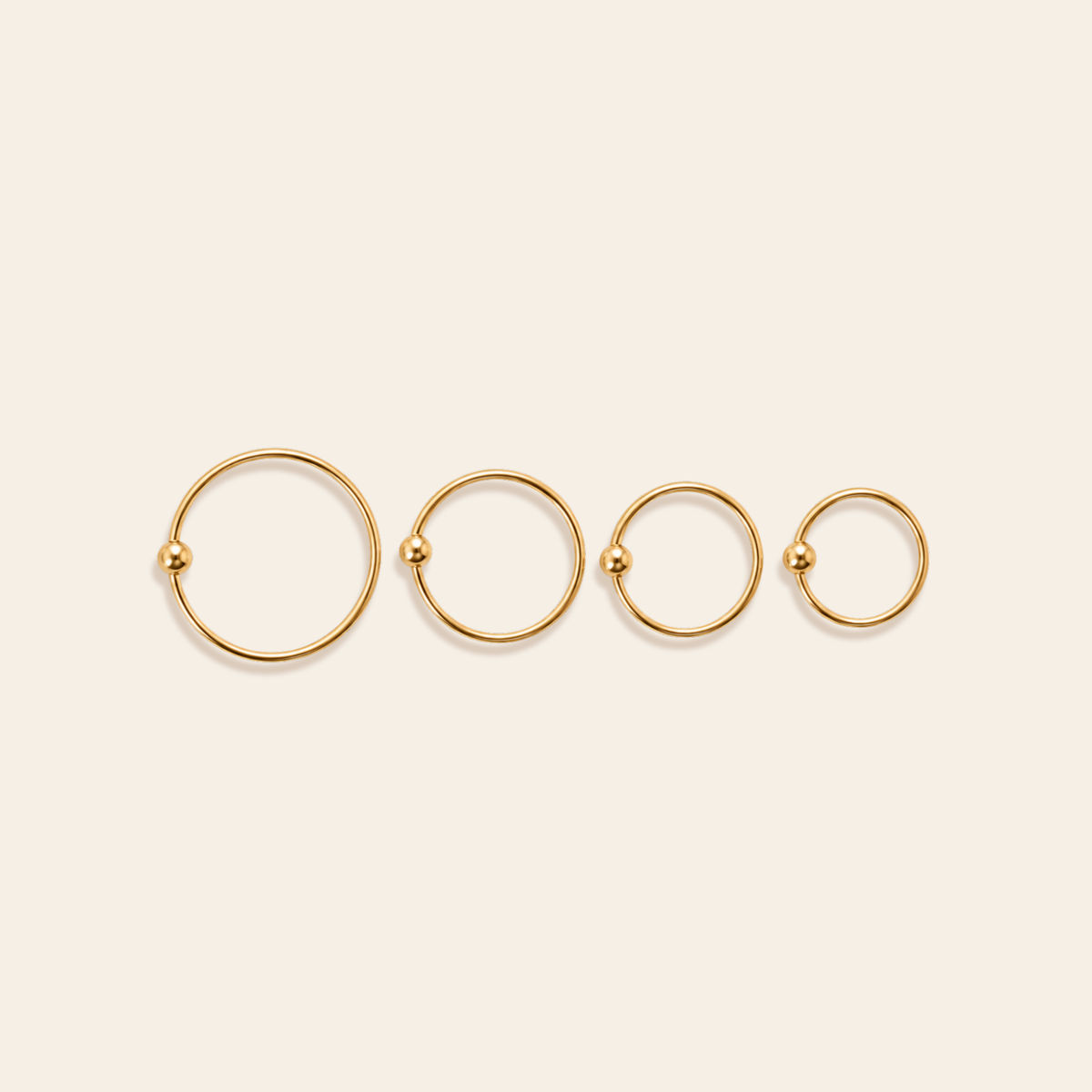 Ball Nose Ring Set