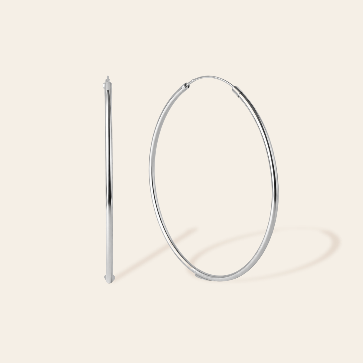 Large Thick Basic Hoops