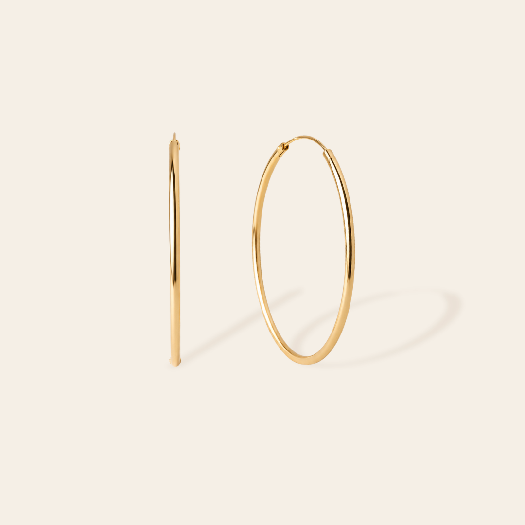 Large Thick Basic Hoops