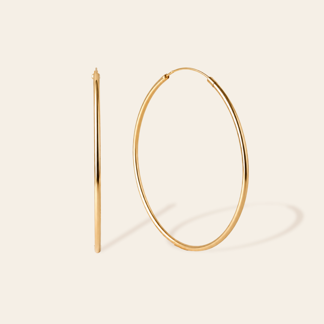 Large Thick Basic Hoops