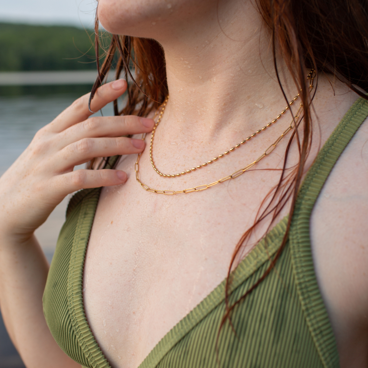 Beaded Chain Necklace