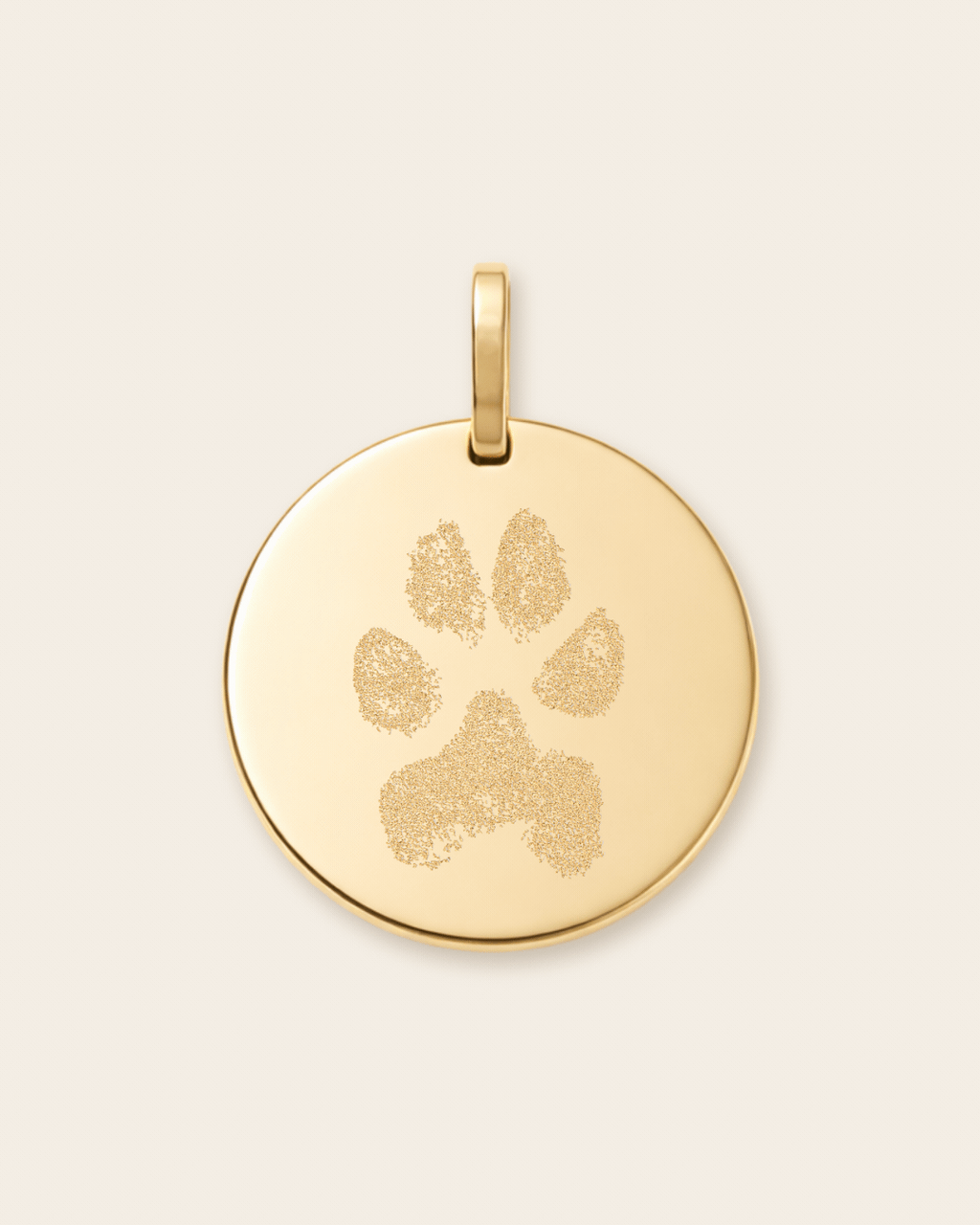 Personalized Paw & Nose Print Pendant