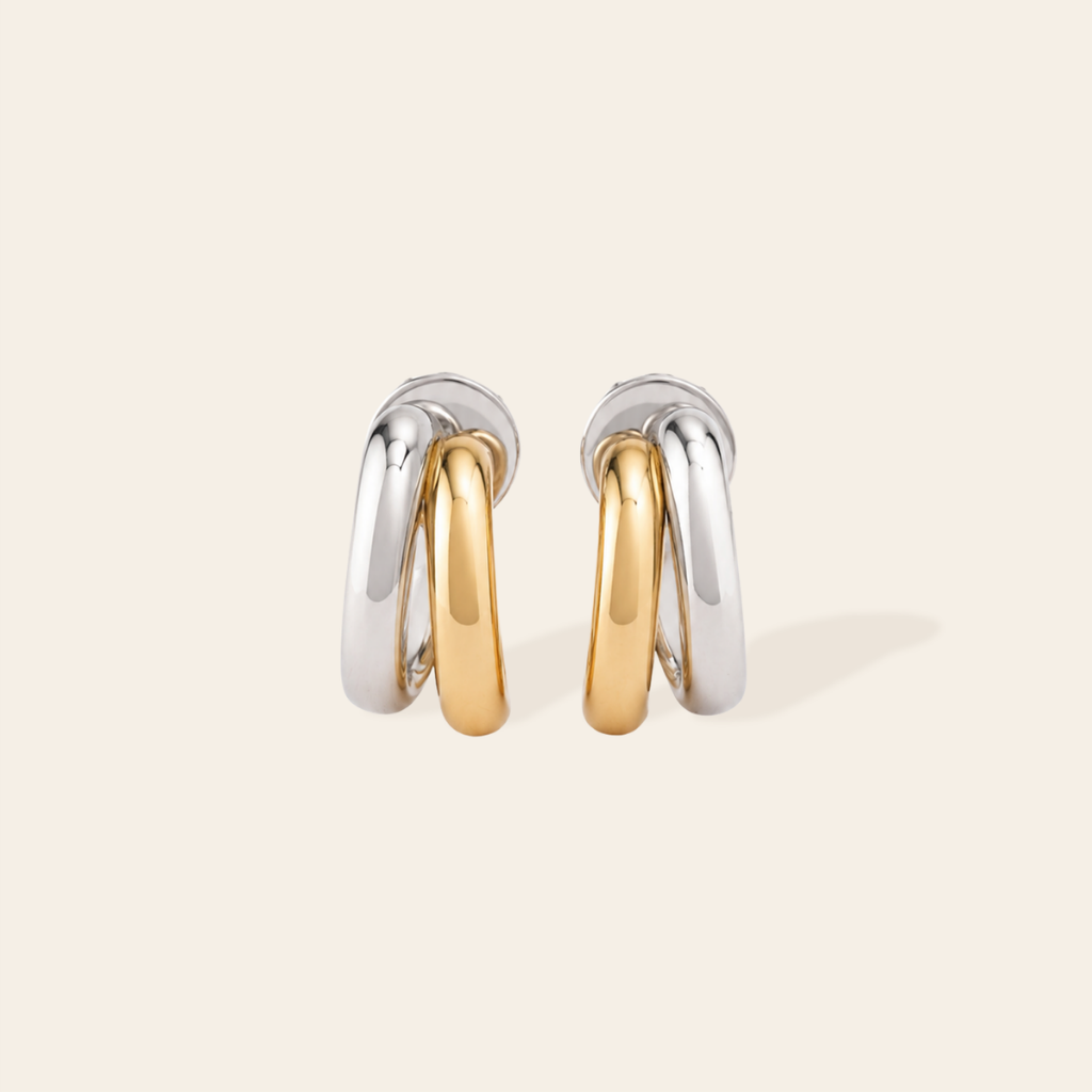 Echo Hoop Studs