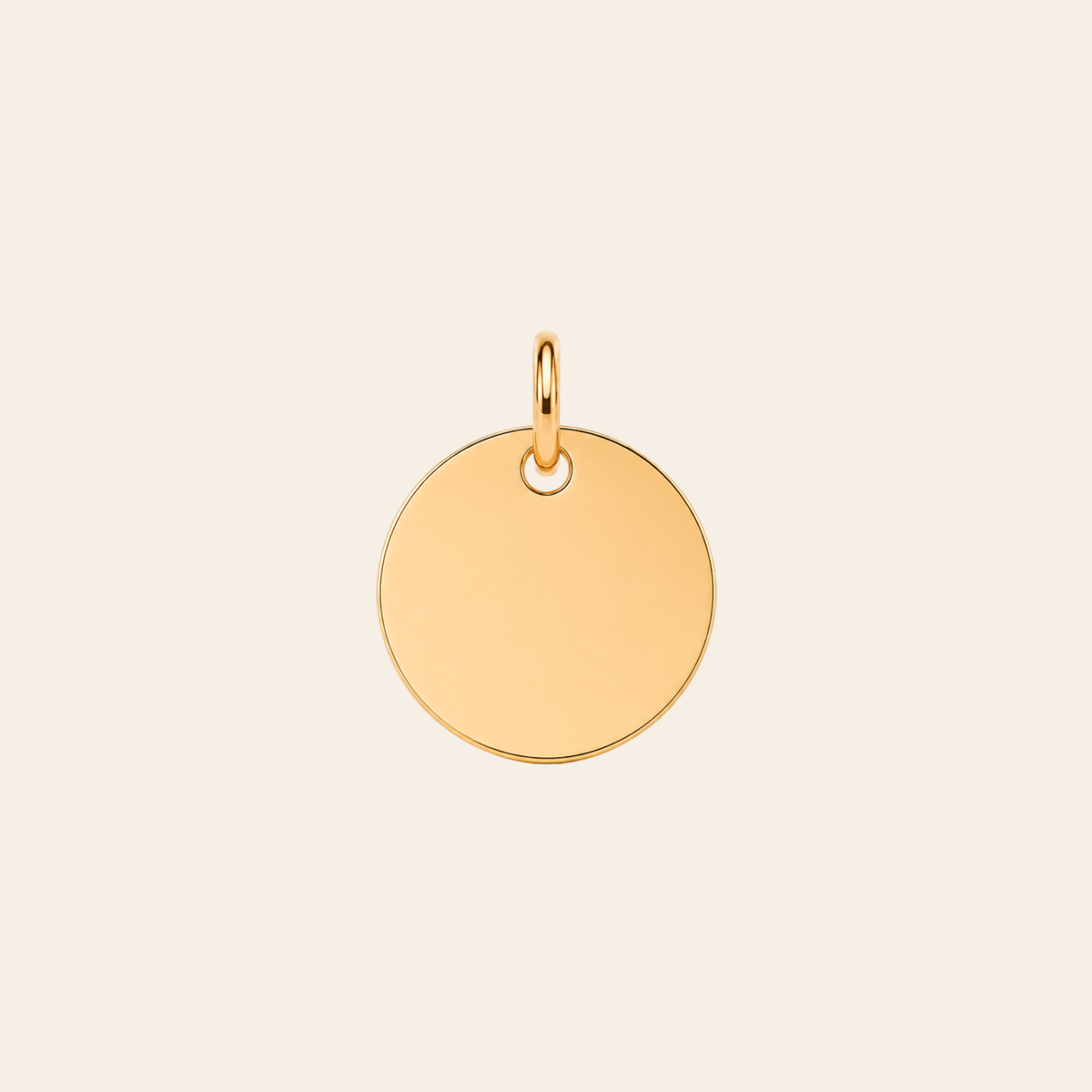 Personalized 11mm Disc Pendant