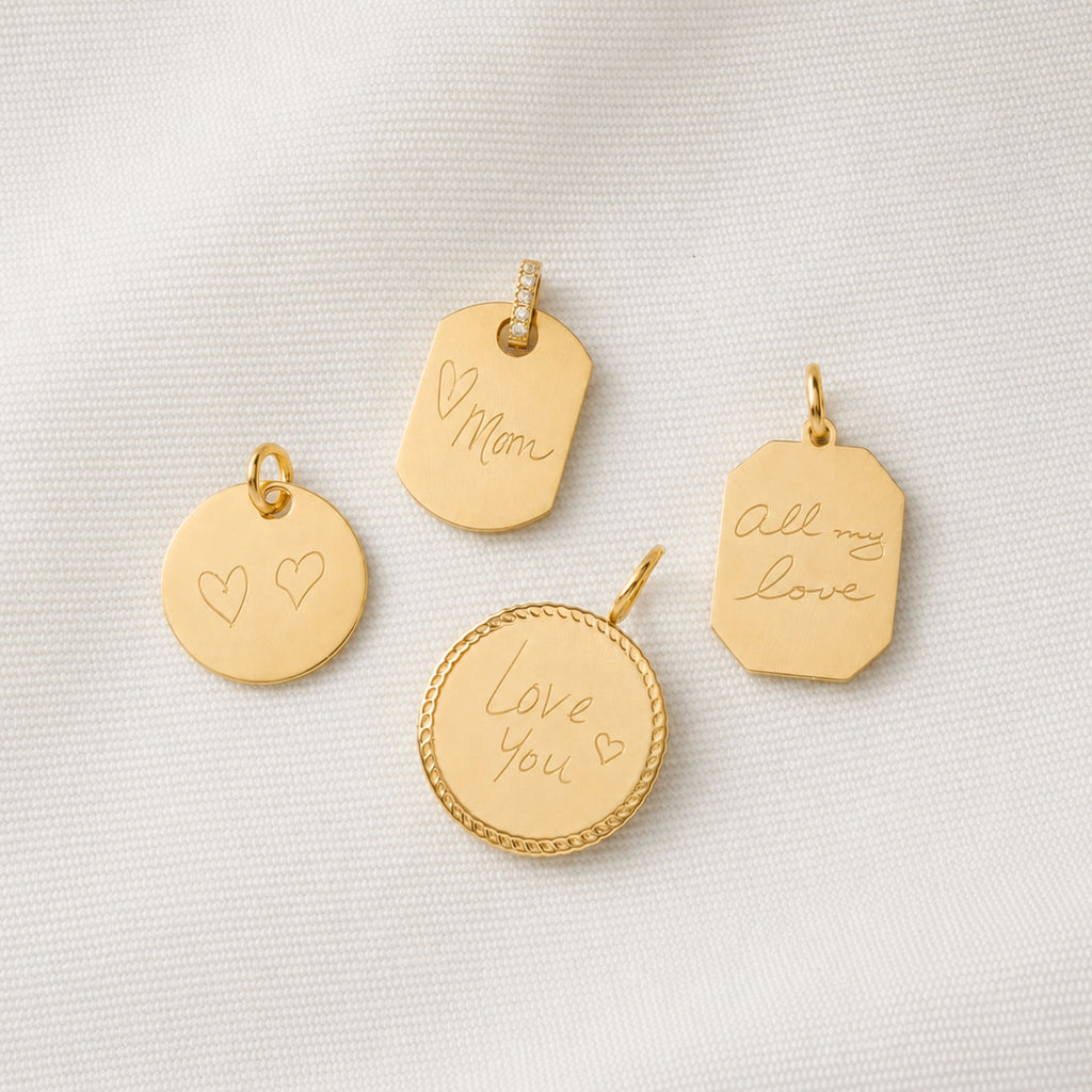 Personalized 15mm Disc Pendant