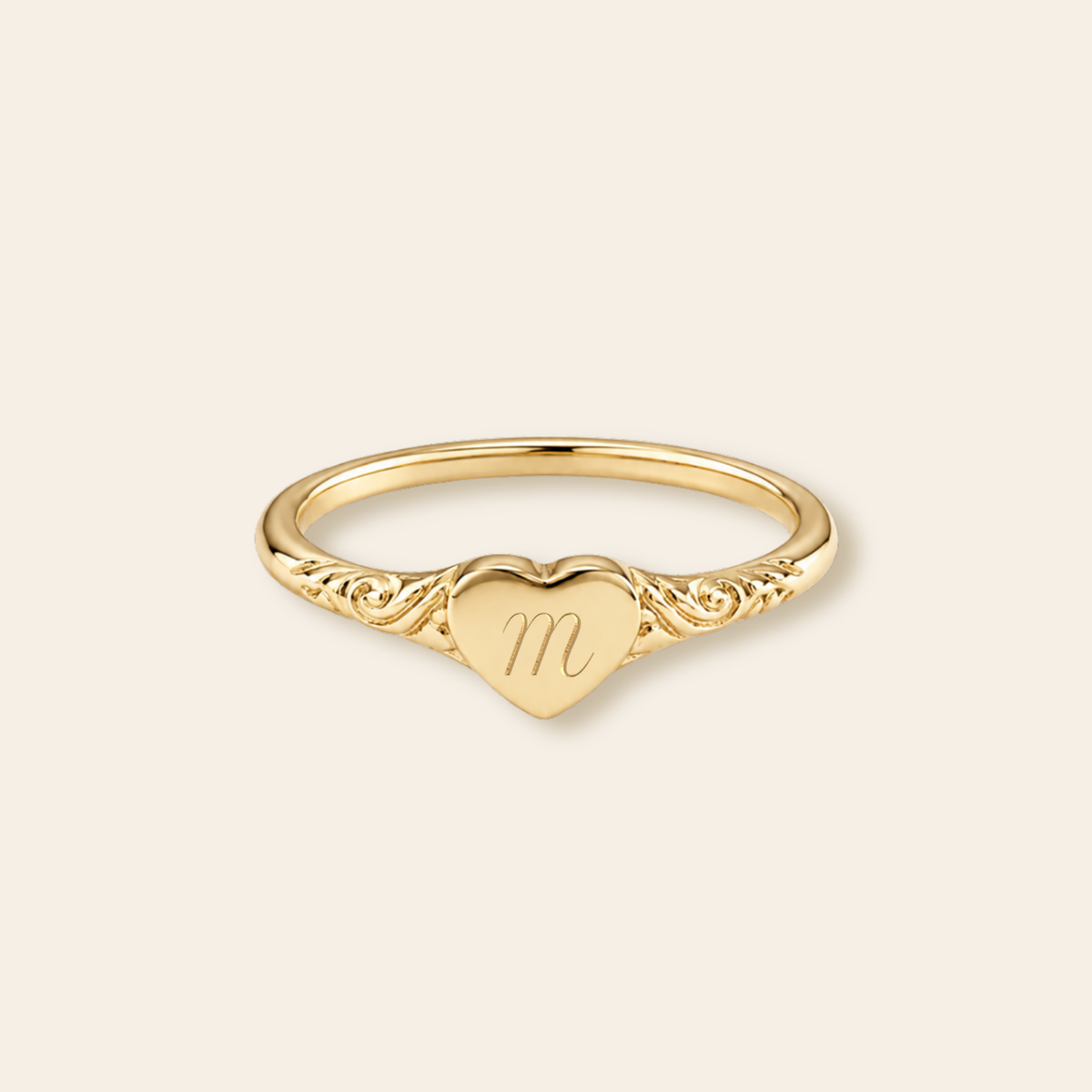 Heart Signet Ring