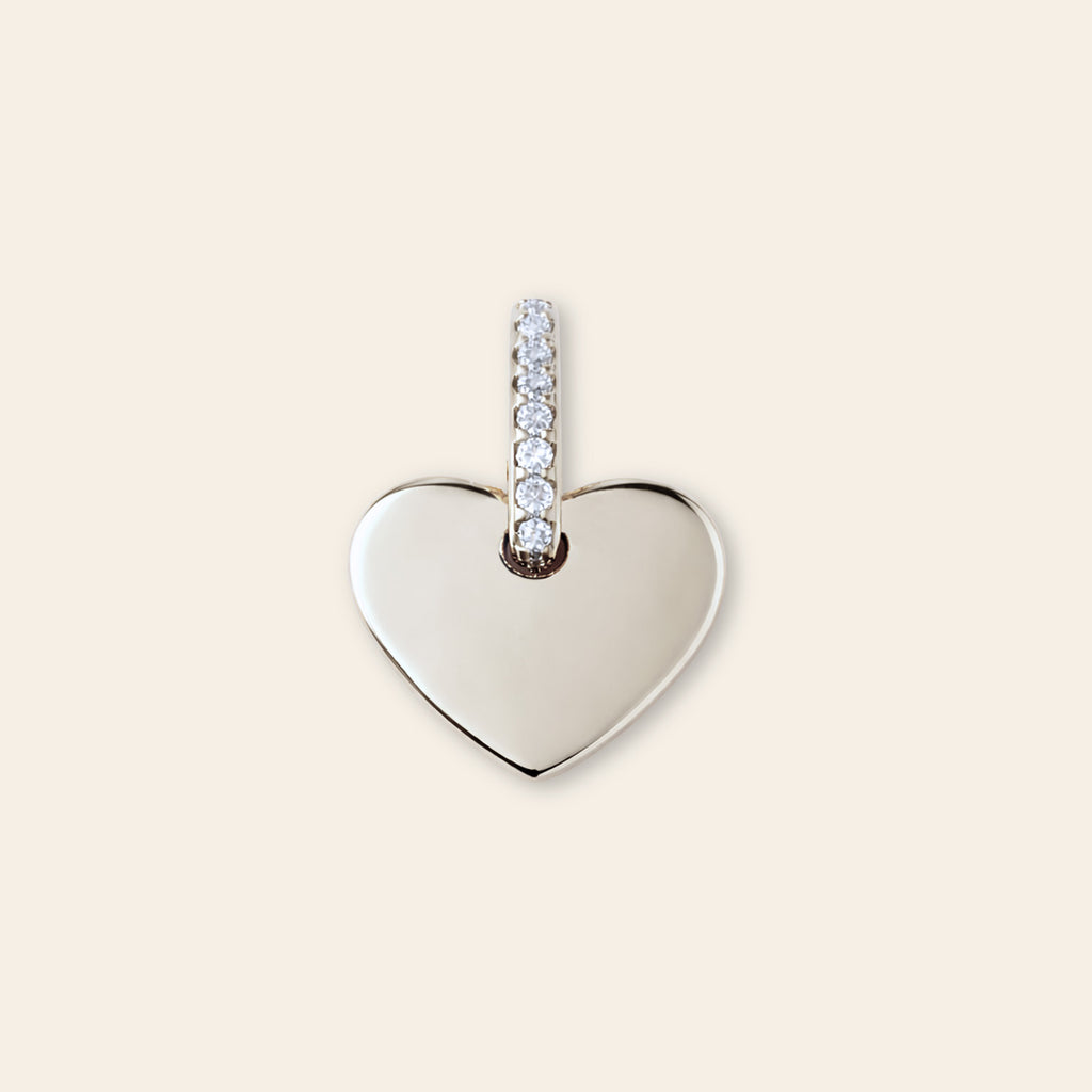 Pavé Heart Pendant