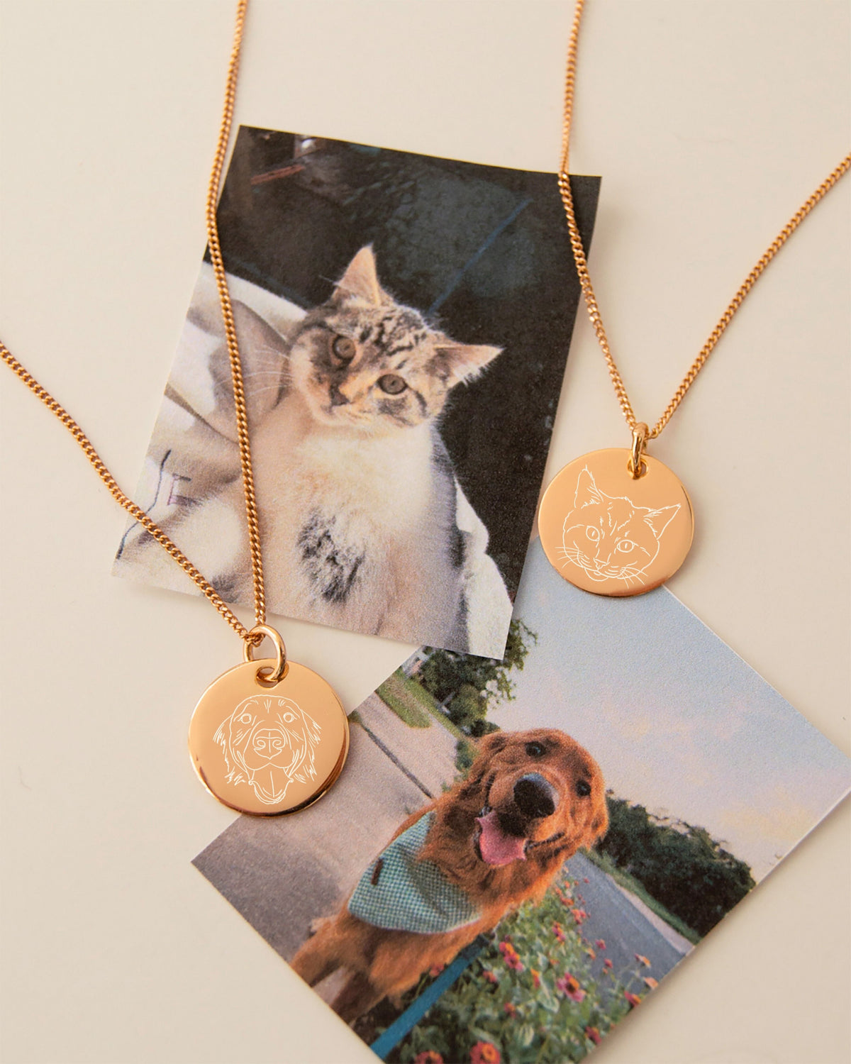 Personalized Pet Portrait Pendant