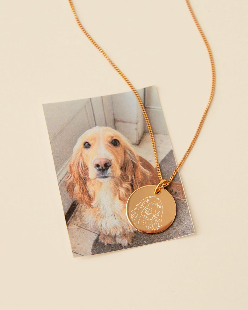 Personalized Pet Portrait Pendant