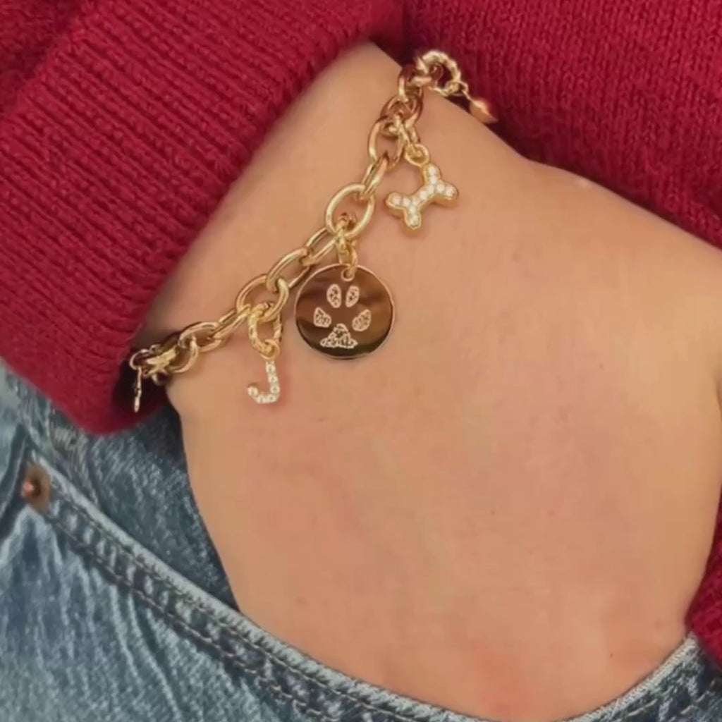Personalized Paw & Nose Print Pendant