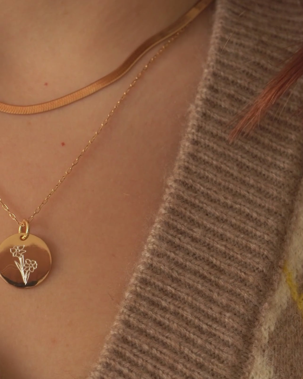 Personalized 15mm Disc Pendant