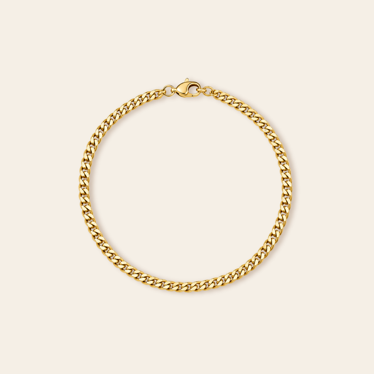 Unisex Cuban Bracelet 4mm