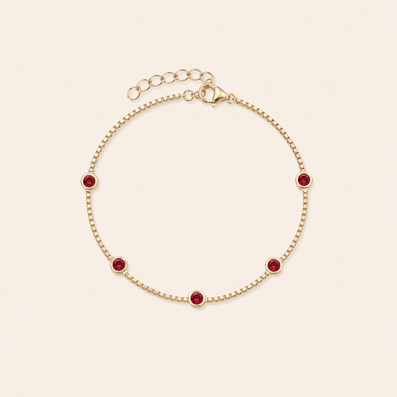 Vintage Birthstone Bracelet