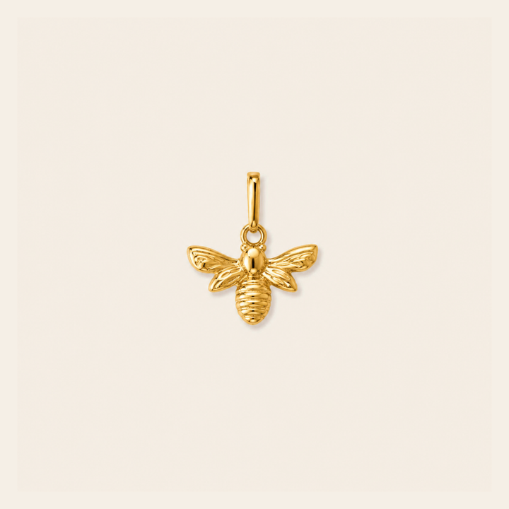 10k Bee Pendant