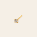 Round Zirconia Nose Pin