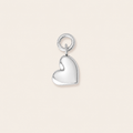 Waterproof Tilted Heart Charm