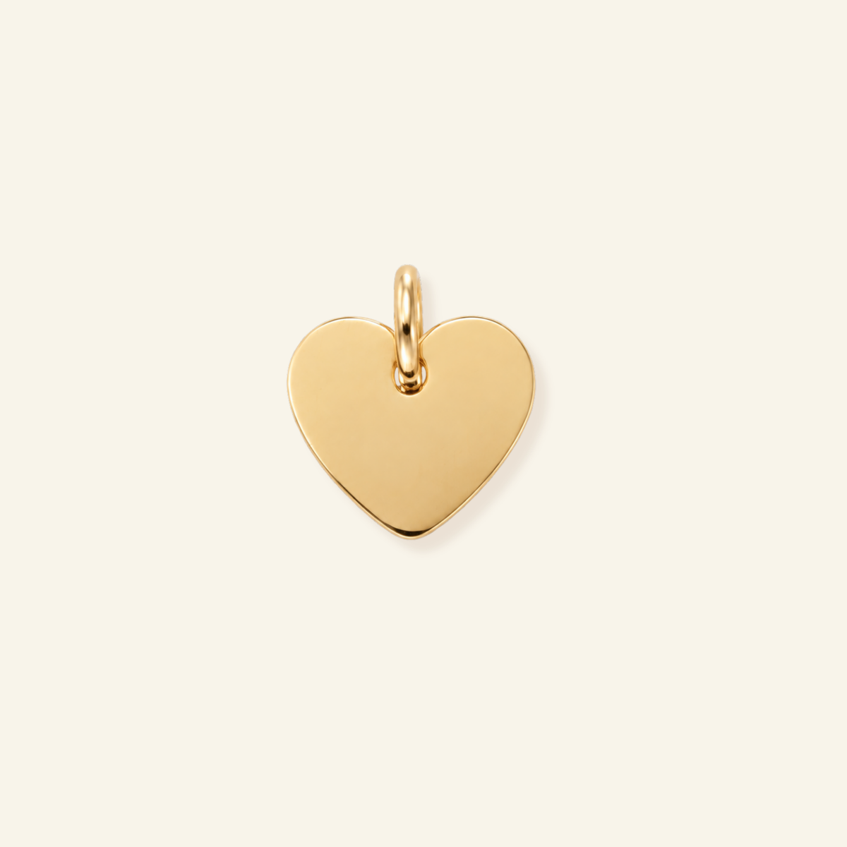 10k Solid Gold Heart Pendant