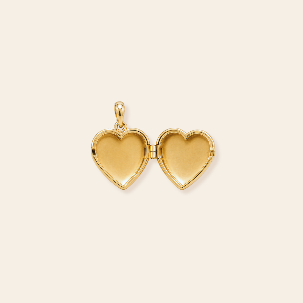 Solid Gold Heart Locket