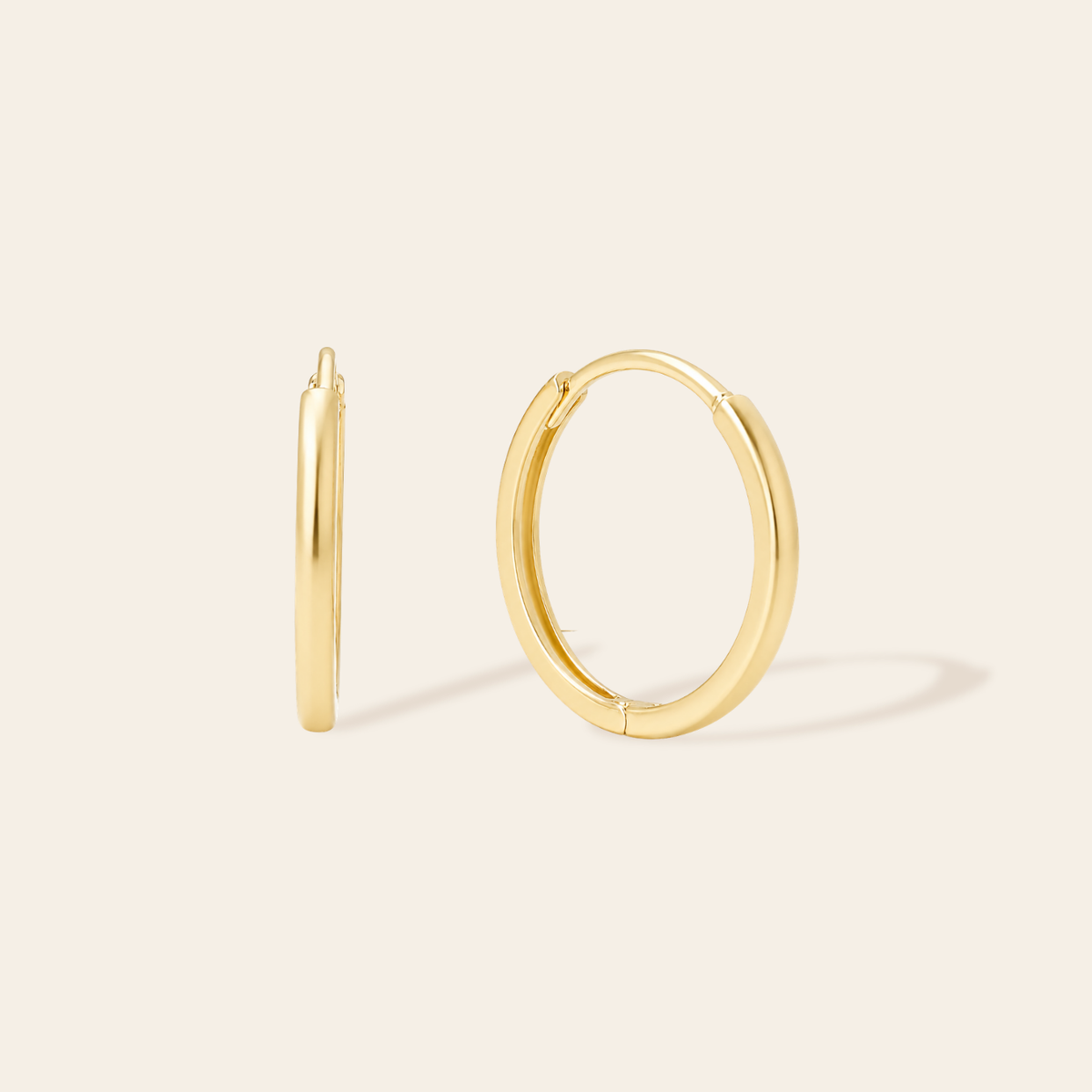 10k Solid Gold Huggies