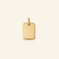 10k Solid Gold Tag