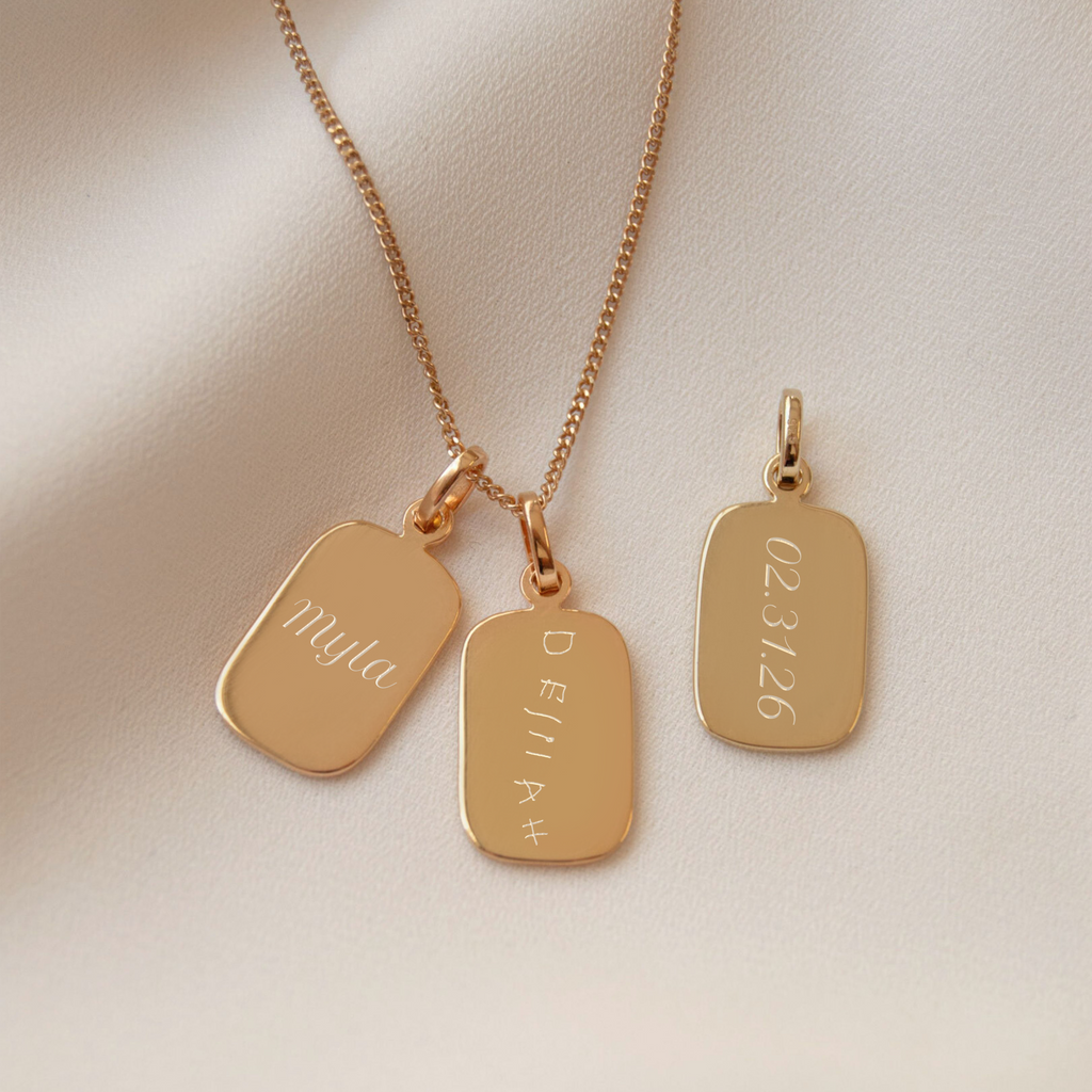 Personalized Tag Pendant