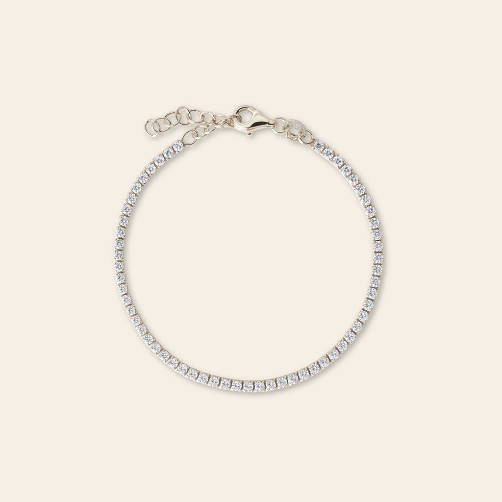 Sterling Silver Tennis Bracelet