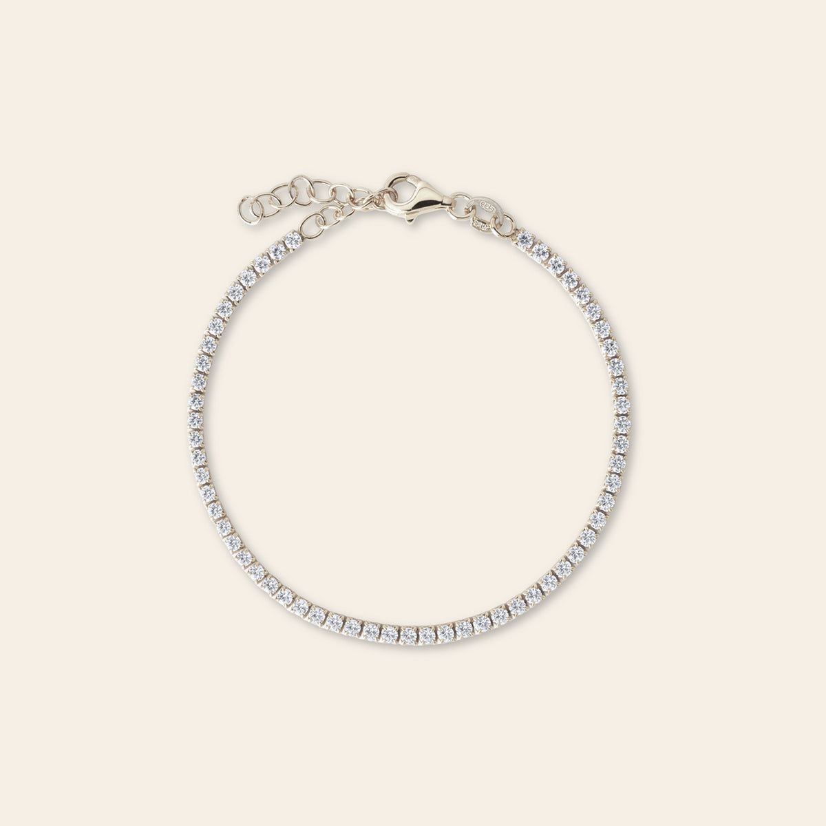 Sterling Silver Tennis Bracelet